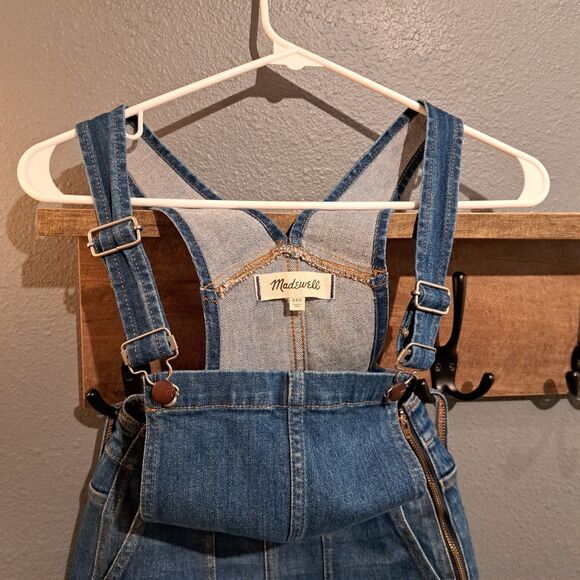 Madewell Stovepipe Overalls in Cosman Wash Women's Size XXS - Picture 4 of 11